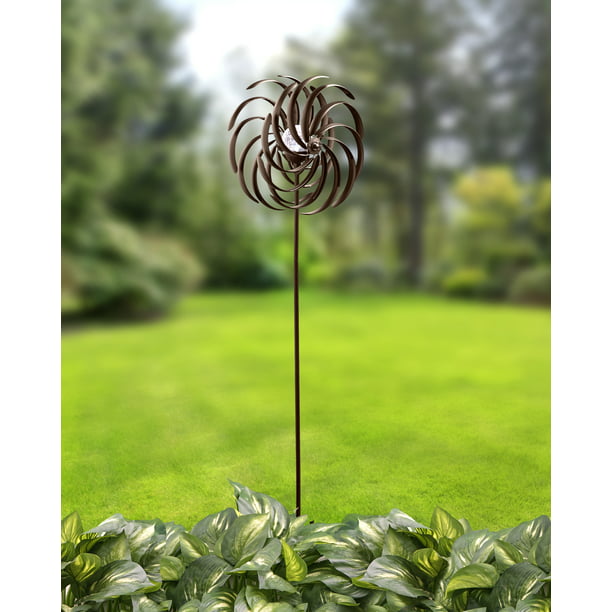 Details about   Solar Flamingo Wind Spinner Kinetic Decor Patio Lawn Stake Yard Art Garden Home